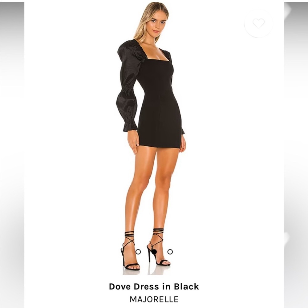 Majorelle Dove Dress In Black Small